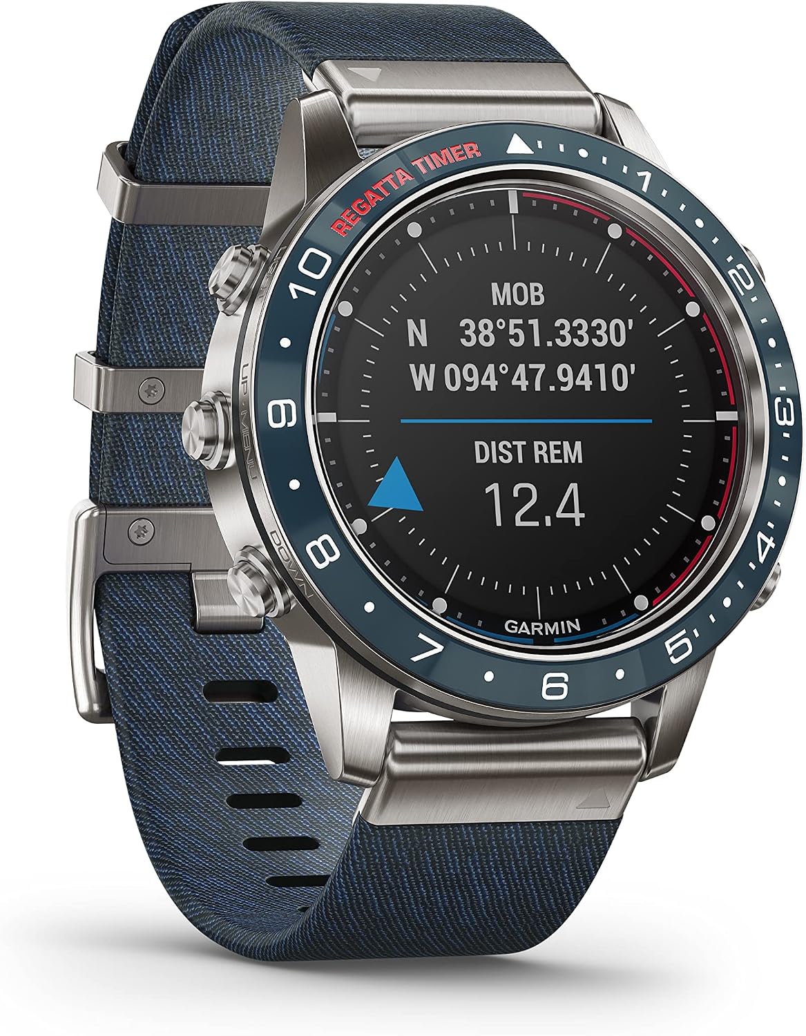 Garmin MARQ Captain, Men's Luxury Tool Watch with Advanced Nautical Features, Track Wind Speed, Direction, Temperature and Tide Information