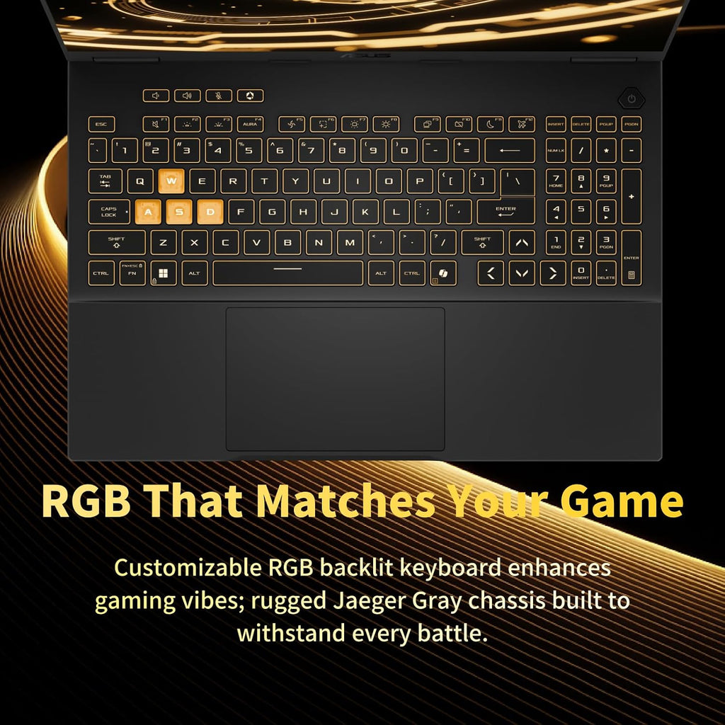 ASUS 2025 TUF-F16 Gaming Laptop | Intel 16 Core i7-14650HX | NVIDIA GeForce RTX 5060| 16' FHD+ 165Hz Display 300 nits | Windows 11 Pro | WiFi 6E | 64GB DDR5 RAM, 2TB SSD | Backlit Keyboard