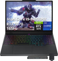Lenovo Legion 5 15.1' WQXGA 165Hz Gaming Laptop, Intel i9-14900HX, RTX 5070 8GB GDDR7, 64GB DDR5, 4TB SSD, 24-Zone RGB Backlit Keyboard, 5.0MP Camera, Wi-Fi 7, Win 11, Black, 1TB Docking Station