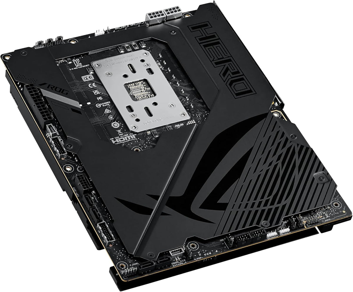 ROG Crosshair X870E Hero BTF AMD ATX Board with Hidden-Connector Design & high-Power GPU Slot for Clean Cable Management, 18+2+2 Power, DDR5, WiFi 7, 5X M.2, PCIe 5.0, USB4, Advanced AI PC Ready