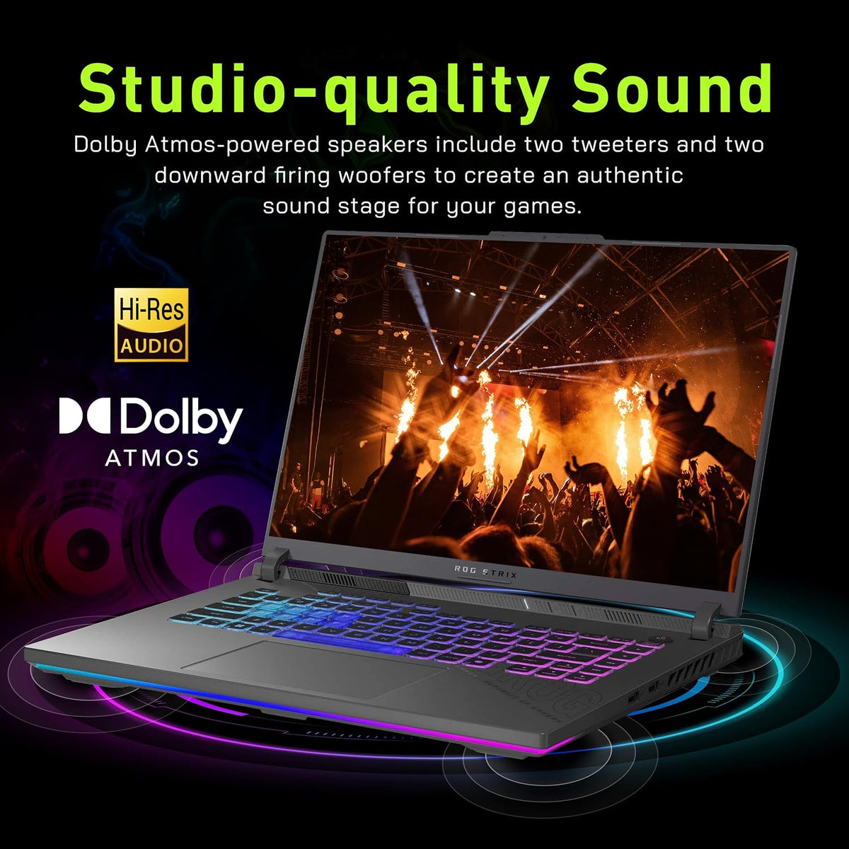 ASUS ROG Strix G16 16' WUXGA 165Hz Gaming Laptop, GeForce RTX 5070 Ti 12GB GDDR7, AMD Ryzen 9 8940HX, 64GB DDR5, 4TB SSD, Backlit Keyboard, FHD Camera, Win 11, Gray, 1TB Docking Station Set