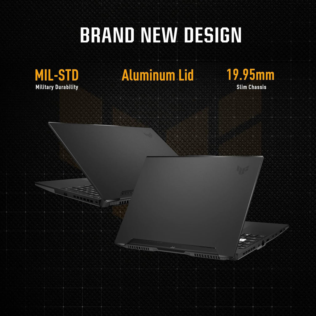 ASUS TUF Dash 15 (2022) Gaming Laptop, 15.6' 144Hz FHD Display, Intel Core i5 12450H, GeForce RTX 3050 Ti, 8GB DDR5, 512GB PCIe SSD, Thunderbolt 4, Wi-Fi 6, Windows 11 Home, Off Black, FX517ZE-RS51