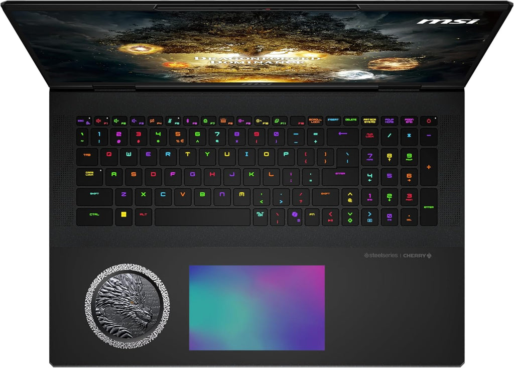 Titan 18 HX Dragon Edition Norse Myth 18' 120Hz MiniLED UHD+ Gaming Laptop: Intel Ultra 9-285HX, NVIDIA Geforce RTX 5080, 64GB DDR5, 6TB SSD, Thunderbolt 5, Wi-Fi 7, Win 11 Pro: Black A2XWIG-442US