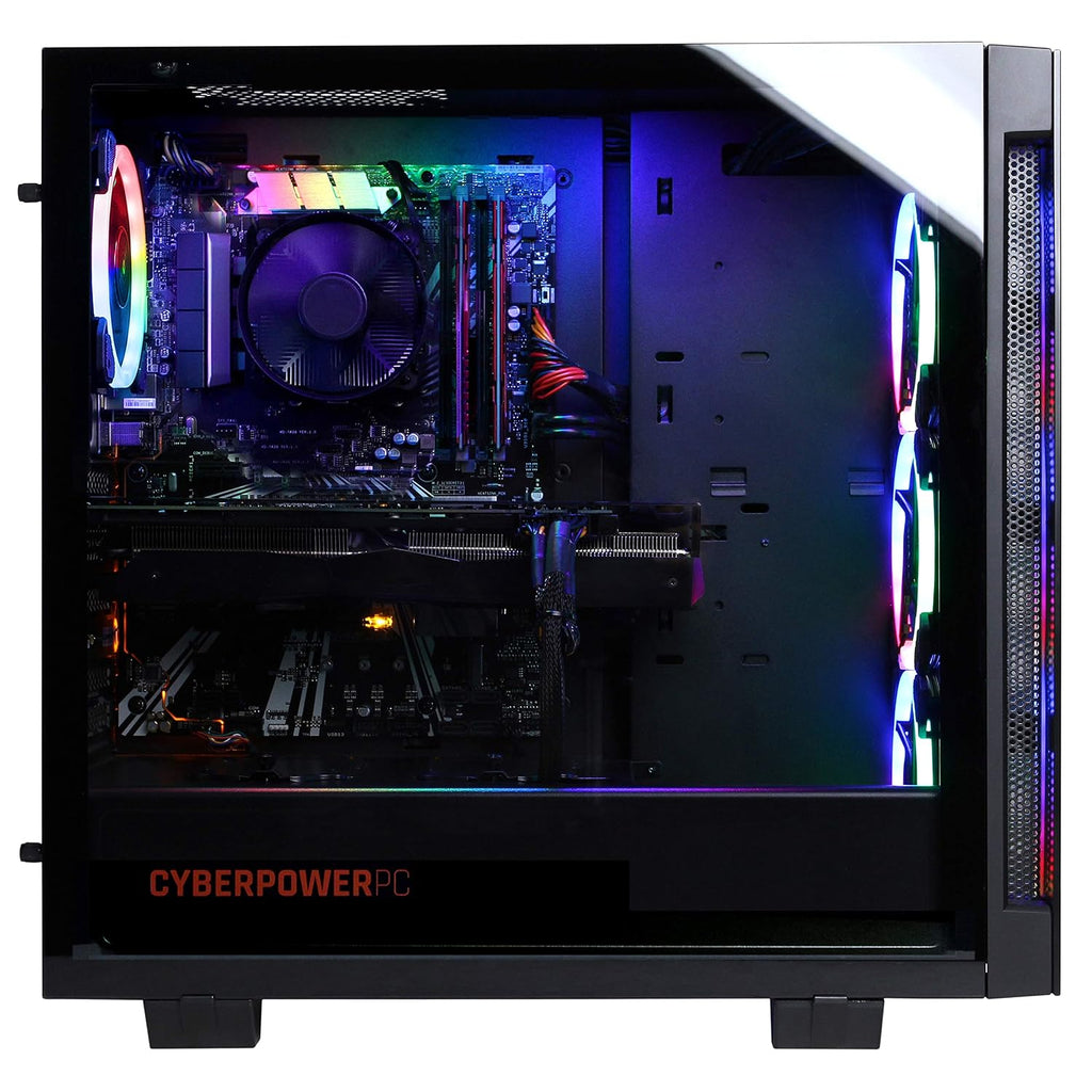 CyberpowerPC Gamer Xtreme VR Gaming PC, Intel Core i7-12700F 2.1GHz, GeForce RTX 3060 12GB, 16GB DDR4, 1TB NVMe SSD, WiFi & Win 11 Home (GXiVR8040A12), Black