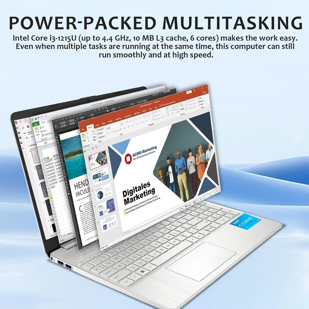 HP Flagship Touchscreen Laptop Computer - Win 11 Pro • Microsoft Office Lifetime • 15.6' Full HD Touchscreen • Intel i3 1215U • Wi-Fi 5 • Anti-Glare HD Display w/Laptop Bundle(16G RAM • 1TB SSD)
