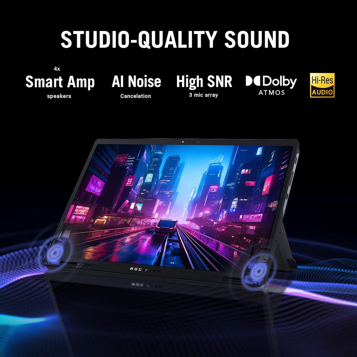 ASUS ROG Flow Z13 2.5K 180Hz 3ms ROG Nebula Touchscreen 13.4' Convertible 2-in-1 Gaming Notebook AMD Ryzen AI MAX+ 395 32GB RAM 1TB SSD Off Black