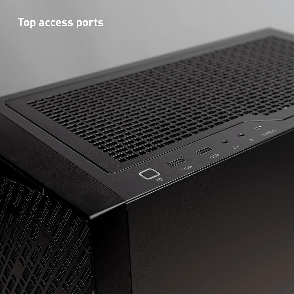 iBUYPOWER SlateMesh Gaming PC Computer Desktop,13th Gen Intel Core i7-13700F, NVIDIA GeForce RTX 4060 8GB, 32GB DDR4 RAM, 2TB SSD, WiFi Ready, Windows 11 Home