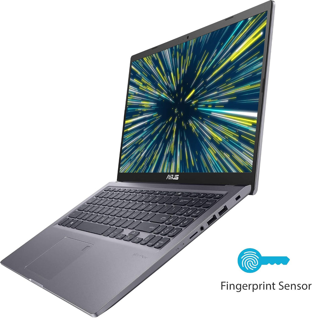 ASUS VivoBook 15 F515 Thin and Light Laptop, 15.6' FHD Display, Intel Core i3-1005G1 Processor, 4GB DDR4 RAM, 128GB PCIe SSD, Fingerprint Reader, Windows 10 Home in S Mode, Slate Grey, F515JA-AH31