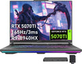 ASUS ROG Strix G16 16' WUXGA 165Hz Gaming Laptop, GeForce RTX 5070 Ti 12GB GDDR7, AMD Ryzen 9 8940HX, 64GB DDR5, 4TB SSD, Backlit Keyboard, FHD Camera, Win 11, Gray, 1TB Docking Station Set