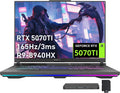 ASUS ROG Strix G16 16' WUXGA 165Hz Gaming Laptop, GeForce RTX 5070 Ti 12GB GDDR7, AMD Ryzen 9 8940HX, 64GB DDR5, 2TB SSD, Backlit Keyboard, FHD Camera, Win 11, Gray, 1TB Docking Station Set