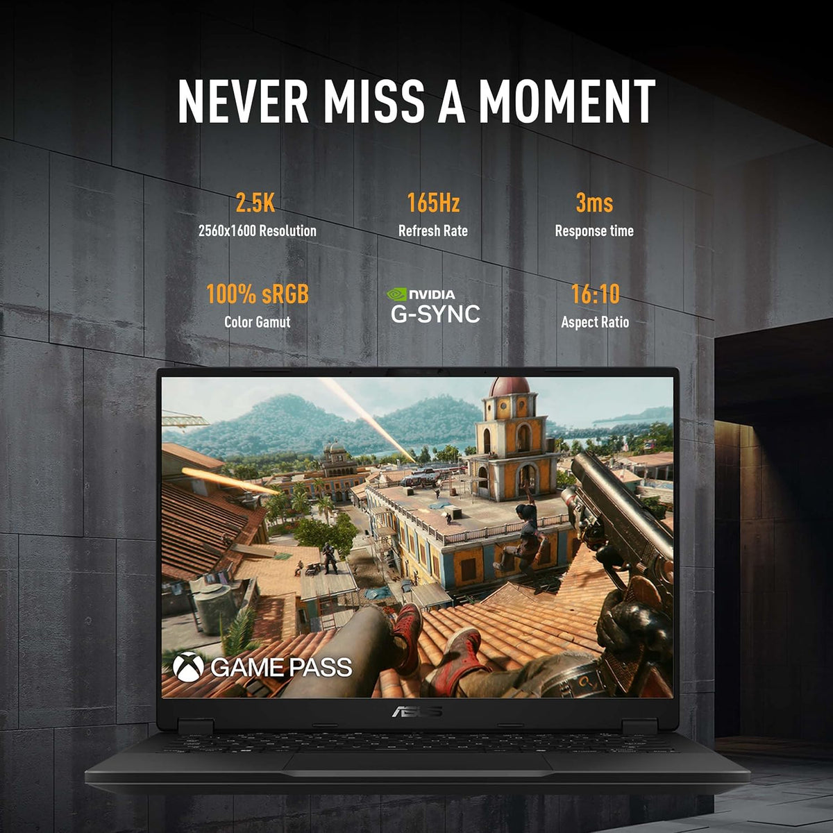 ASUS TUF Gaming A14 Copilot+ PC Gaming Laptop, 14' WQXGA 16:10 165Hz Display, AMD Ryzen™ AI 9 HX 370, NVIDIA® GeForce RTX™ 4060, 16GB LPDDR5X, 1TB PCIe® Gen 4.0 SSD, Wi-Fi 6E, Windows 11, FA401WV-WB94