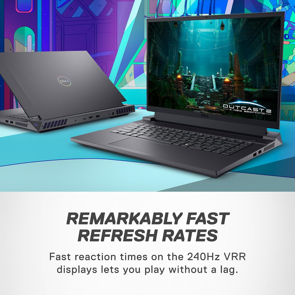 Dell G16 7630 Gaming Laptop - 16-inch QHD+ 240Hz 3ms Display, Intel Core i9-13900HX, 16GB DDR5 RAM, 1TB SSD, NVIDIA GeForce RTX 4070 8GB GDDR6, Windows 11 Home, Onsite Service - Metallic Nightshade