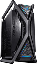 ASUS ROG Hyperion GR701 EATX Full-Tower Gaming Case, High Airflow Design, Tool-Free Side Panels, Pre-Installed 4x140mm Fans, Supports 420mm Radiators, Built-in Graphics Card Holder, Front USB Type-C