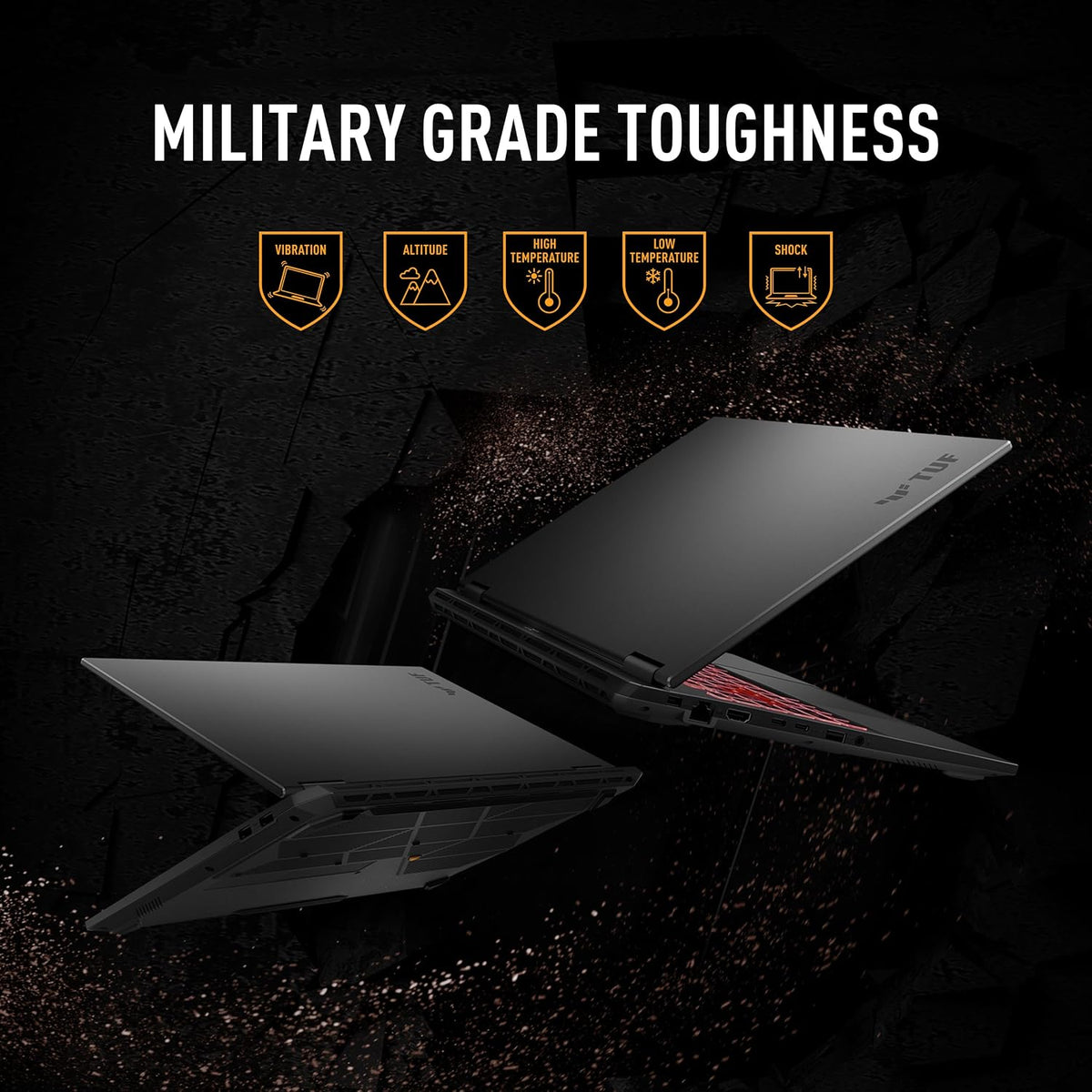 ASUS TUF A16 RTX 5060 Pro Gaming Laptop, 16' FHD+ 165Hz Display, AMD Ryzen 7 260 (Beats Intel i7-14700), NVIDIA RTX 5060, 64GB DDR5 RAM, 2TB SSD, RGB Backlit KB, RJ-45, Bundle with PCO Laptop Cooler