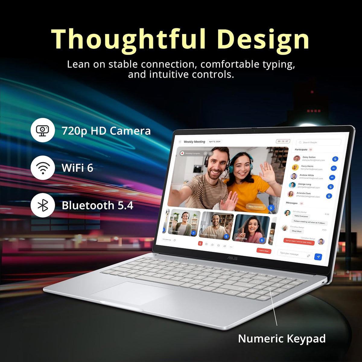 ASUS Chromebook CX15 15.6' FHD IPS Laptop, Intel Celeron N4500, 4GB RAM, 640GB Storage (128GB eMMC+512GB Docking Station Set), Intel UHD Graphics, Number Pad, Webcam, WiFi 6, Chrome OS, Pure Gray