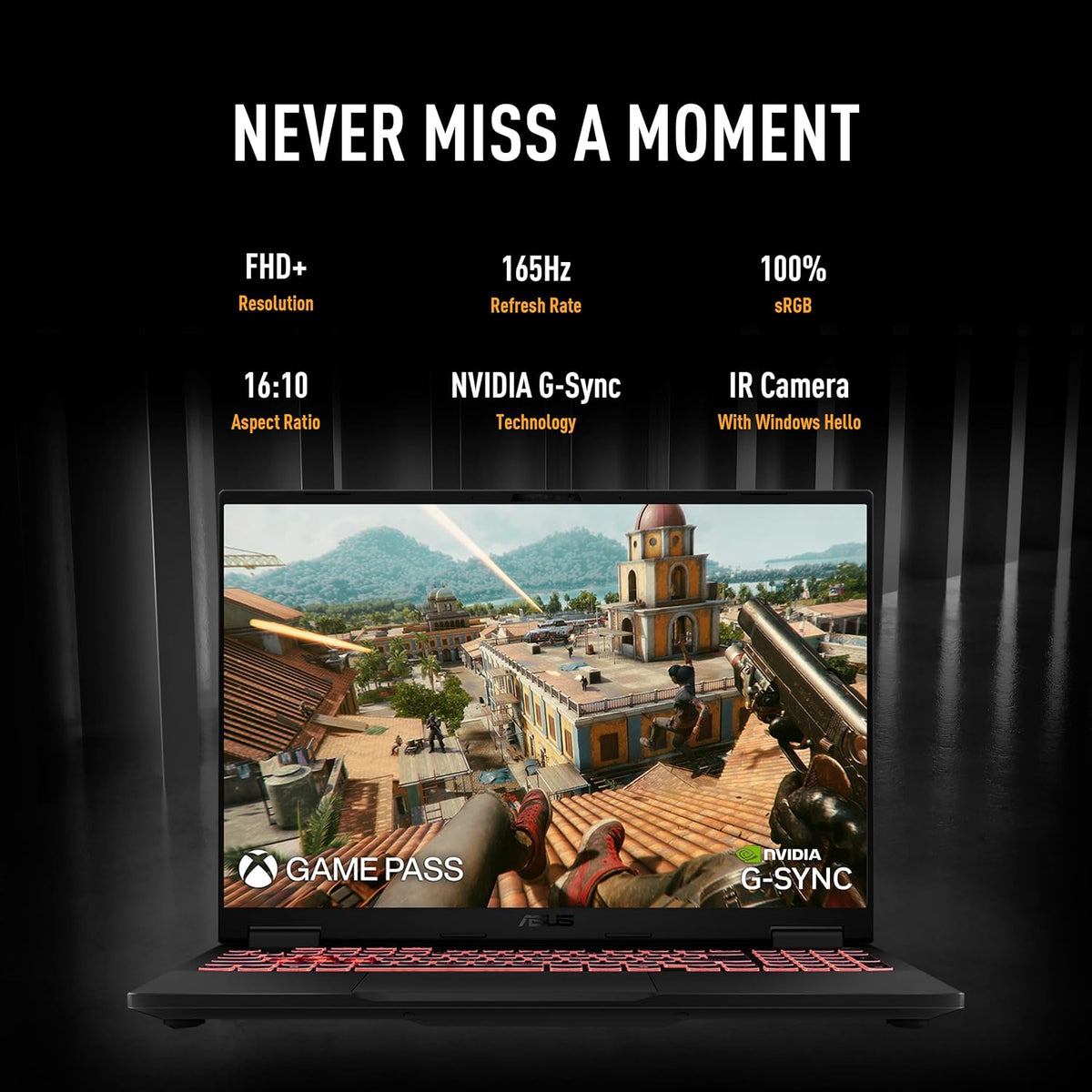 ASUS TUF A16 RTX 5060 Pro Gaming Laptop, 16' FHD+ 165Hz Display, AMD Ryzen 7 260 (Beats Intel i7-14700), NVIDIA RTX 5060, 64GB DDR5 RAM, 2TB SSD, RGB Backlit KB, RJ-45, Bundle with PCO Laptop Cooler