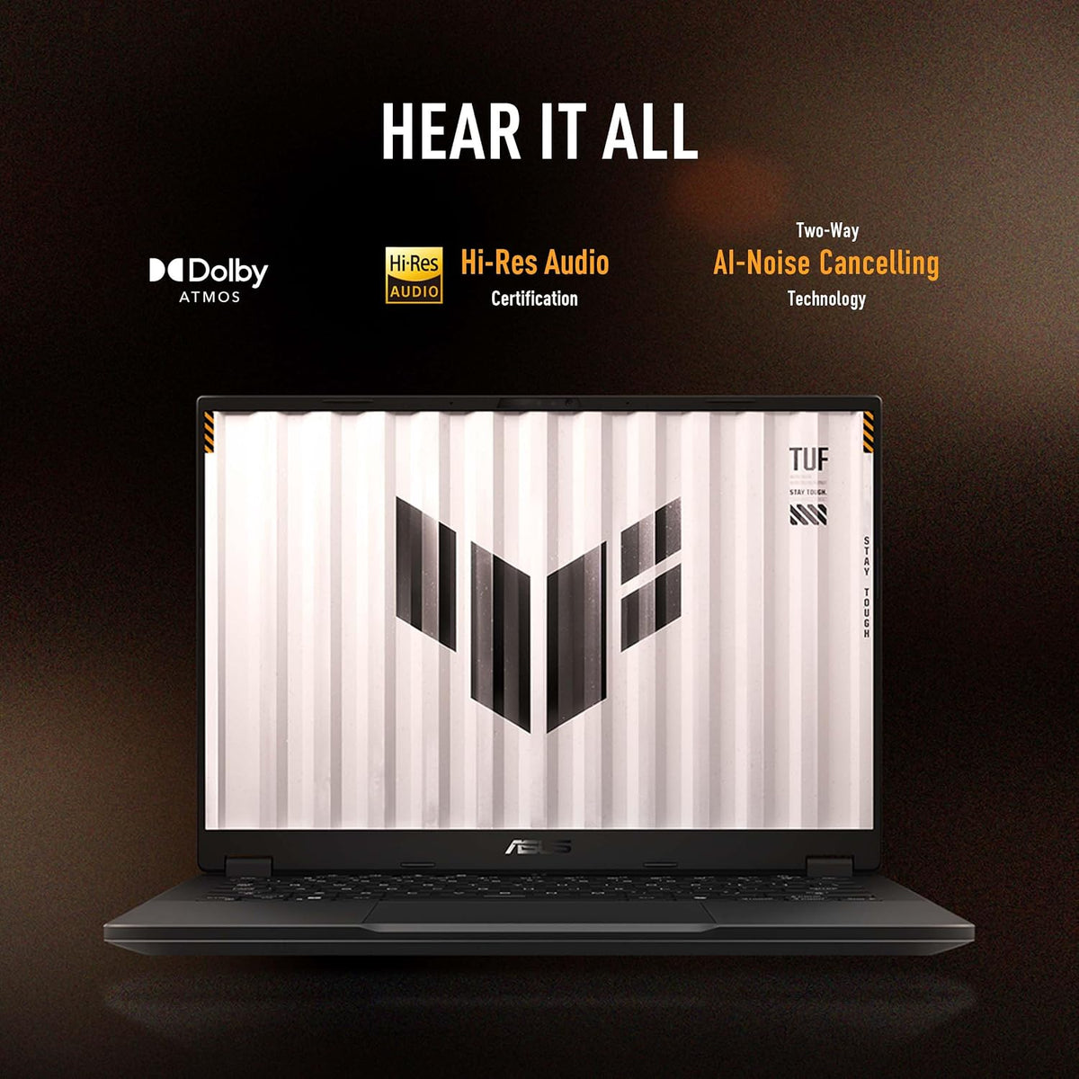 ASUS TUF Gaming A14 Copilot+ PC Gaming Laptop, 14' WQXGA 16:10 165Hz Display, AMD Ryzen™ AI 9 HX 370, NVIDIA® GeForce RTX™ 4060, 16GB LPDDR5X, 1TB PCIe® Gen 4.0 SSD, Wi-Fi 6E, Windows 11, FA401WV-WB94