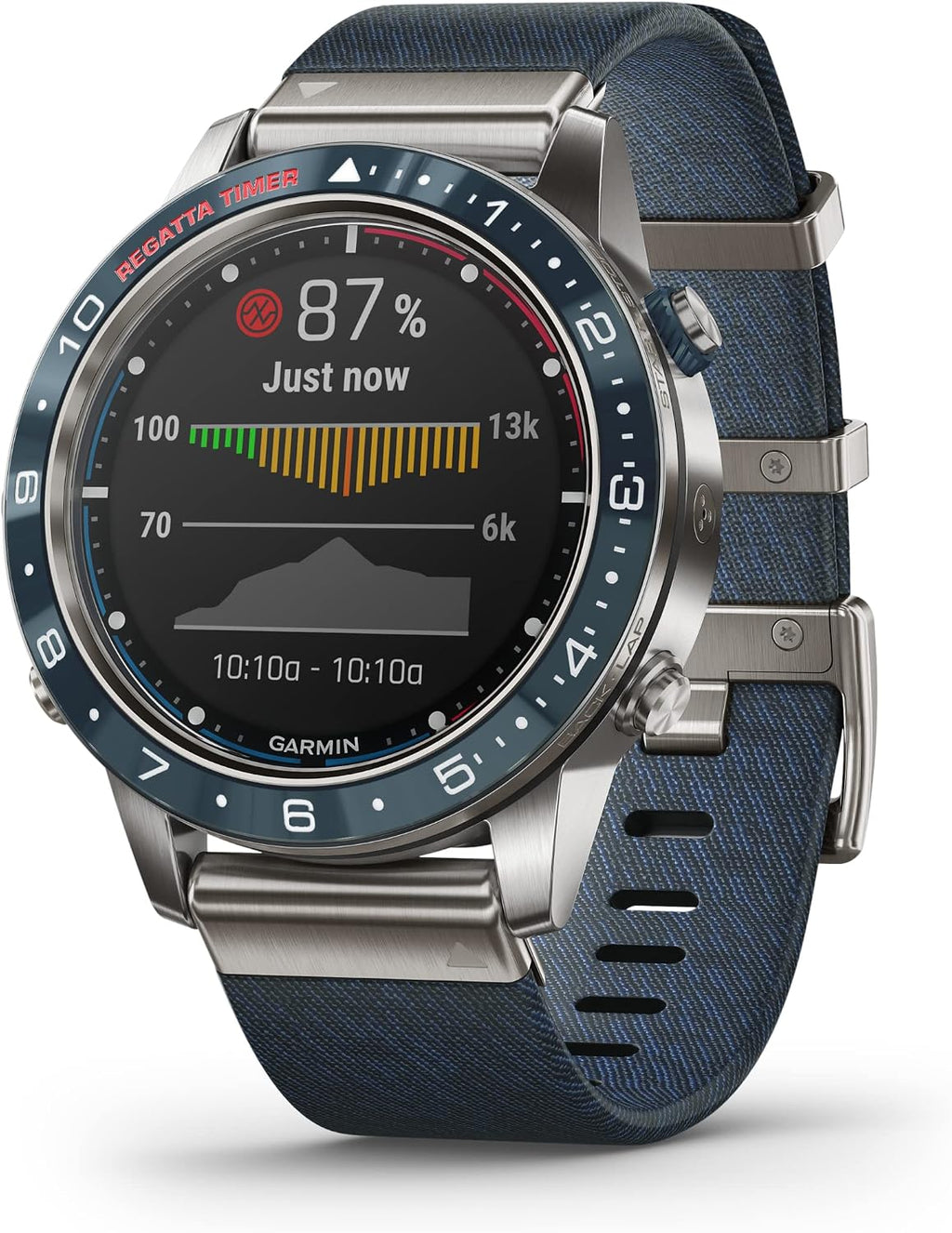 Garmin MARQ Captain, Men's Luxury Tool Watch with Advanced Nautical Features, Track Wind Speed, Direction, Temperature and Tide Information