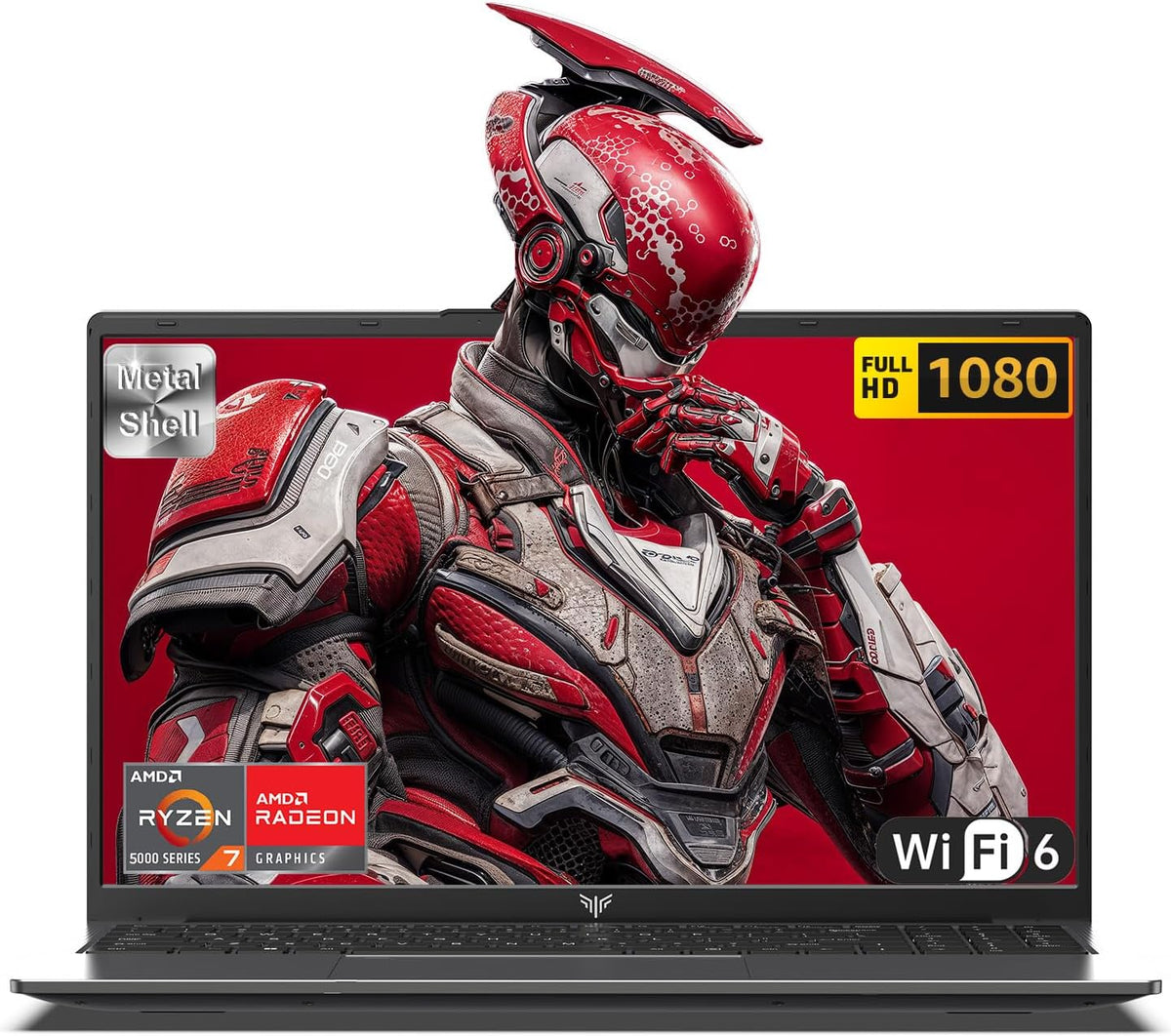 MALLRACE 2025 New Gaming Laptop with AMD Ryzen7 5000 Series(Up to 4.3GHZ,8C/16T),AMD Radeon Graphics,16GB DDR4x2 512GB SSD Windows Laptop Computer with Numeric Keyboard,15.6 inch IPS Display,WIFI6