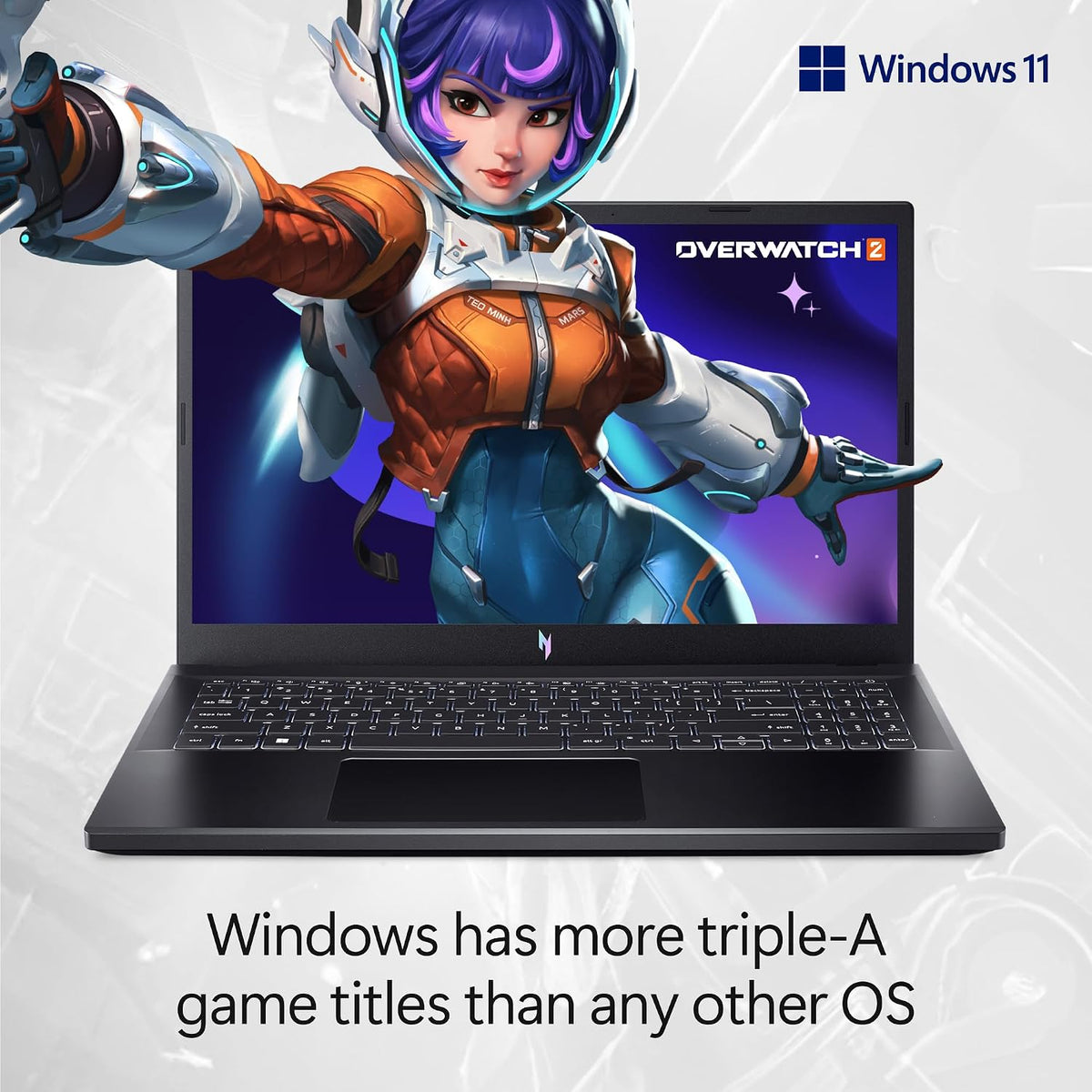 acer Nitro V Gaming Laptop | Intel Core i7-13620H Processor | NVIDIA GeForce RTX 4050 Laptop GPU | 15.6' FHD IPS 144Hz Display | 16GB DDR5 | 512GB Gen 4 SSD | WiFi 6 | Backlit KB | ANV15-51-73B9