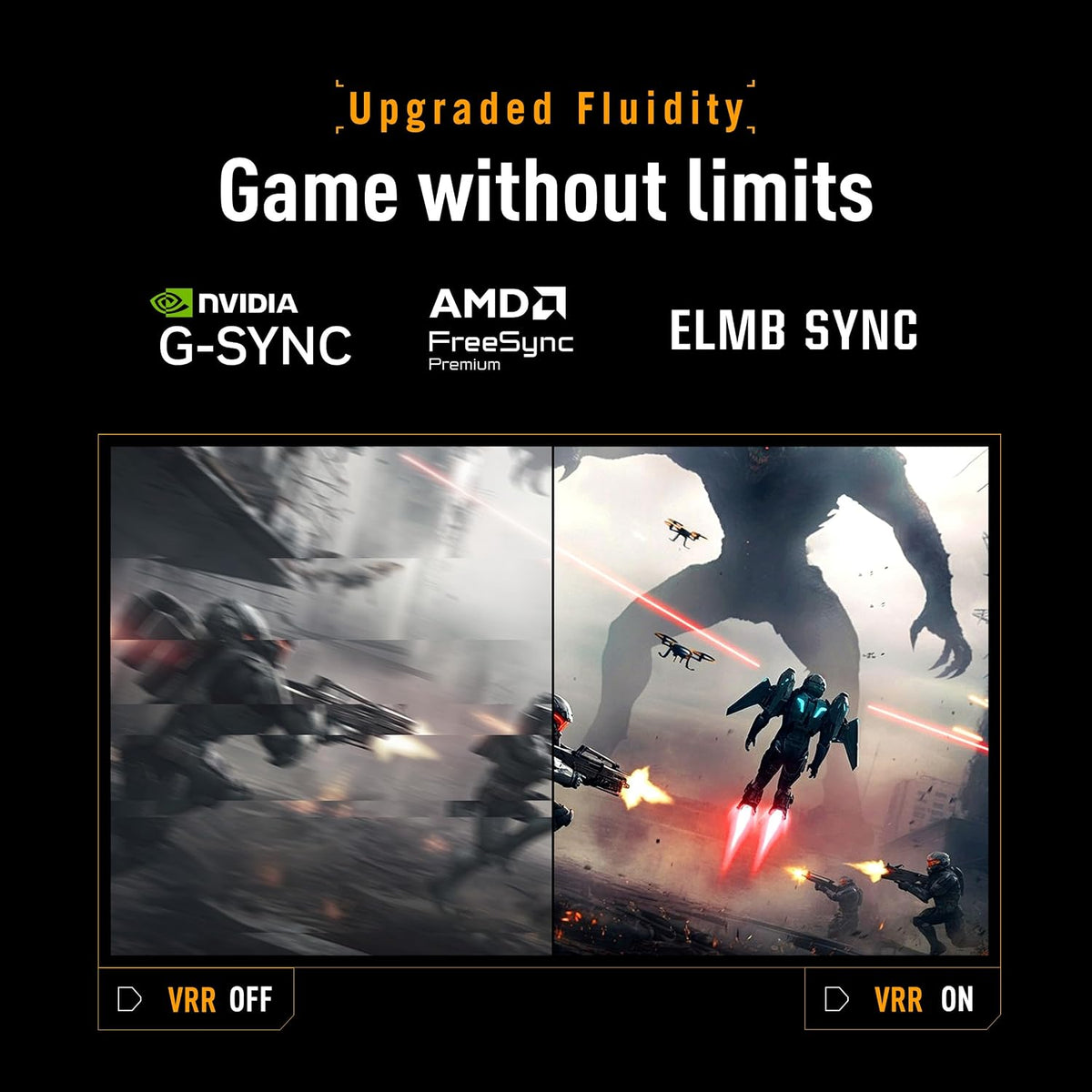 ASUS TUF Gaming Series 5 24.5' 1080P Gaming Monitor (VG259QMRL5A) - Full HD, Fast-IPS Panel, 310Hz, 0.3ms, DisplayHDR400, 99% sRGB, Height Adjustable, DisplayWidget, Gaming AI, 3 yr Warranty