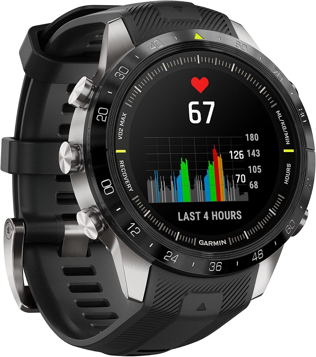 Garmin MARQ Athlete, Men's Luxury Tool Watch Built with Premium Materials for Athletes, Shows Recovery Time, VO2 Max and Performance Status