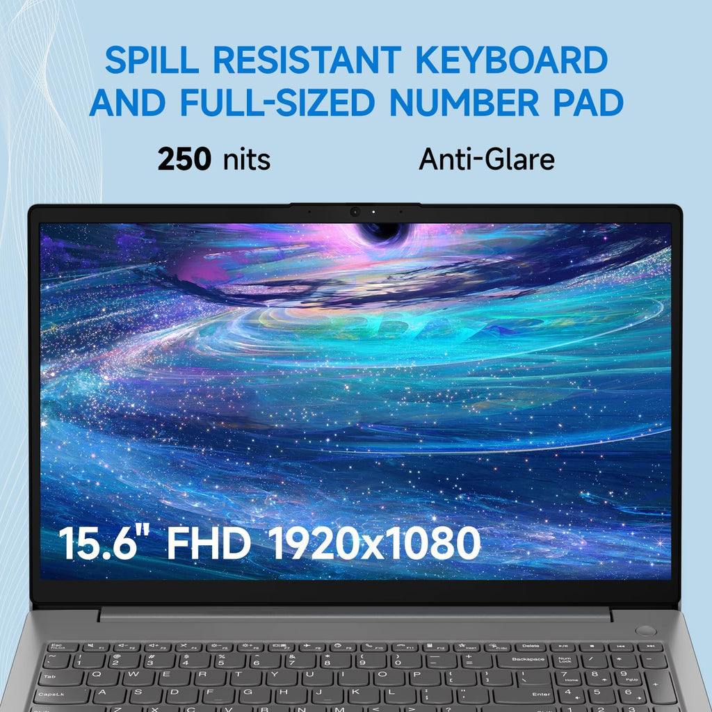 Lenovo V15 Gen 4 Laptop, 15.6' FHD, Octa-Core Intel Core i5-13420H (Beat i5-1235U), 16GB RAM, 1TB SSD, Win11H – Slim, Fast, and Ready for Work or Study, School and Office, PCO Foldable Laptop Cooler