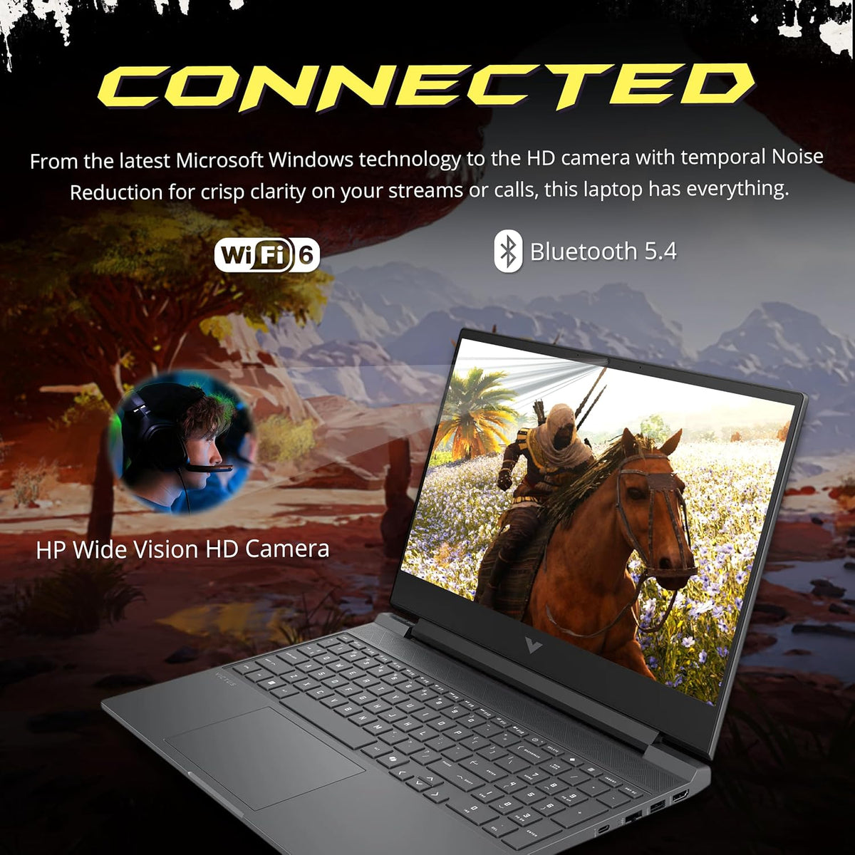 HP Victus 15.6' FHD IPS 144Hz Gaming Laptop, Intel i5-13420H, 32GB RAM, 2TB PCIe SSD, NVIDIA GeForce RTX 3050, Keyboard Backlit, HD Webcam, Wi-Fi 6, Win 11 Pro, Mica Silver, 1TB Docking Station Set