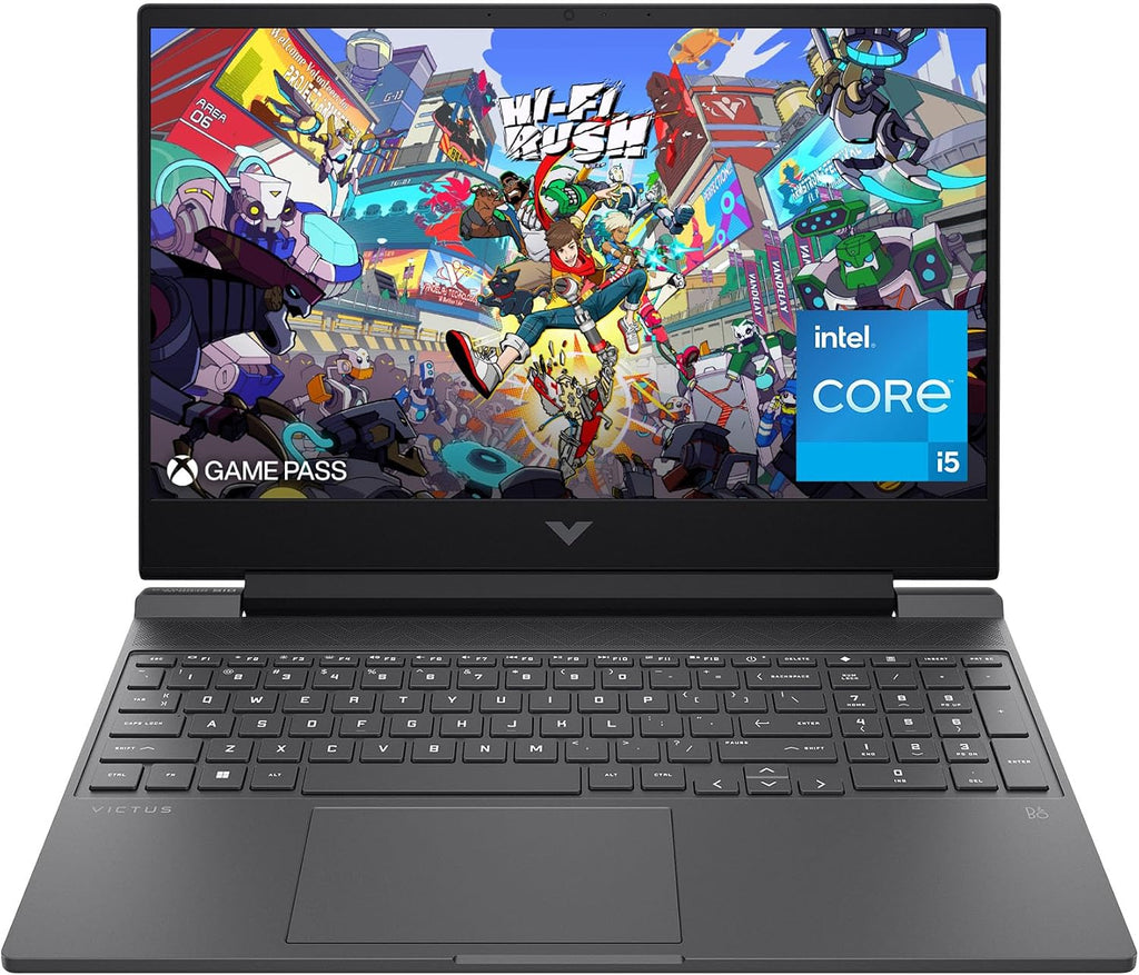 HP Victus 15.6 inch Laptop, FHD 144Hz Display, Intel Core i5-12450H, 8 GB RAM, 512 GB SSD, NVIDIA GeForce RTX 2050 GPU (4 GB Dedicated), Windows 11 Home, 15-fa1029nr (2024)