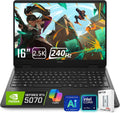 HP OMEN 16 Gaming Laptop, 16 240Hz 2.5K Display, Intel Core Ultra 9 285H(>i9-14900, 5.4GHz), GeForce RTX 5070, Copilot, AI & VR Ready, Backlit Keyboard, Windows 11 Home, Black(64GB DDR5 RAM | 1TB SSD)