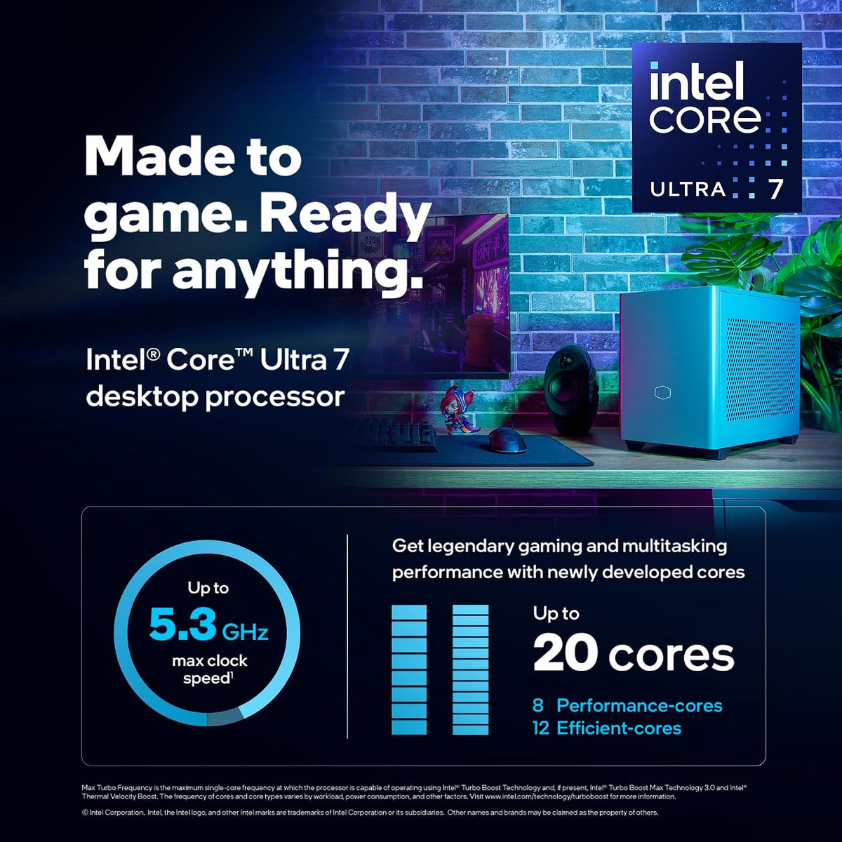 Cooler Master NR2 Pro Gaming PC – Intel Ultra 7 265F, NVIDIA GeForce RTX 5060 Ti 16GB, 32GB DDR5 6000MHz, 2TB Gen4 M.2, Windows 11, V850 SFX Gold PSU, Compact Mini ITX Desktop PC