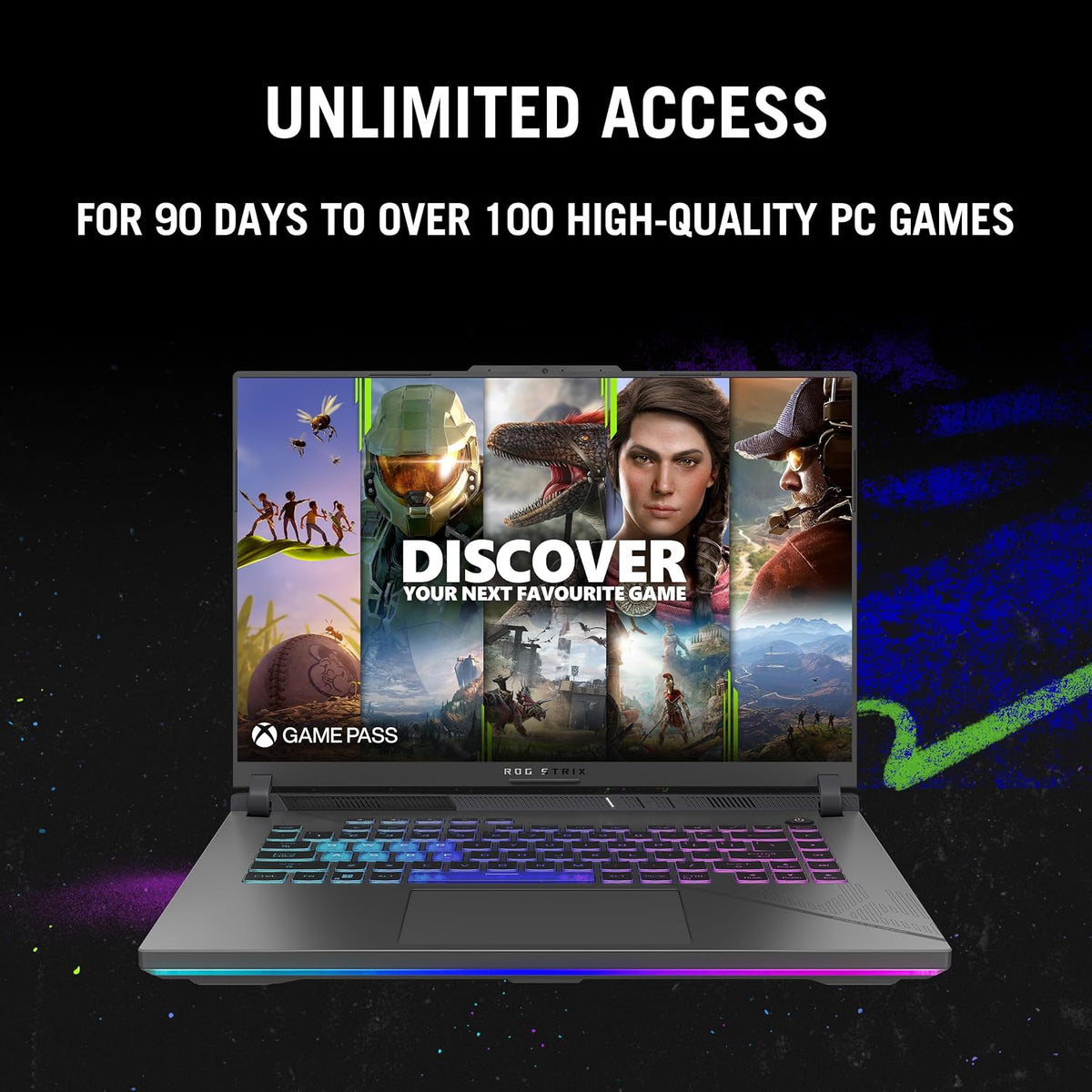 ASUS ROG Strix G16 (2024) Gaming Laptop, 16' ROG Nebula Display 16:10 QHD 240Hz, NVIDIA® GeForce RTX™ 4070, Intel® Core™ i9-14900HX, 16GB DDR5-5600, 1TB PCIe Gen4 SSD, Wi-Fi 6E, Win 11, G614JIR-AS94