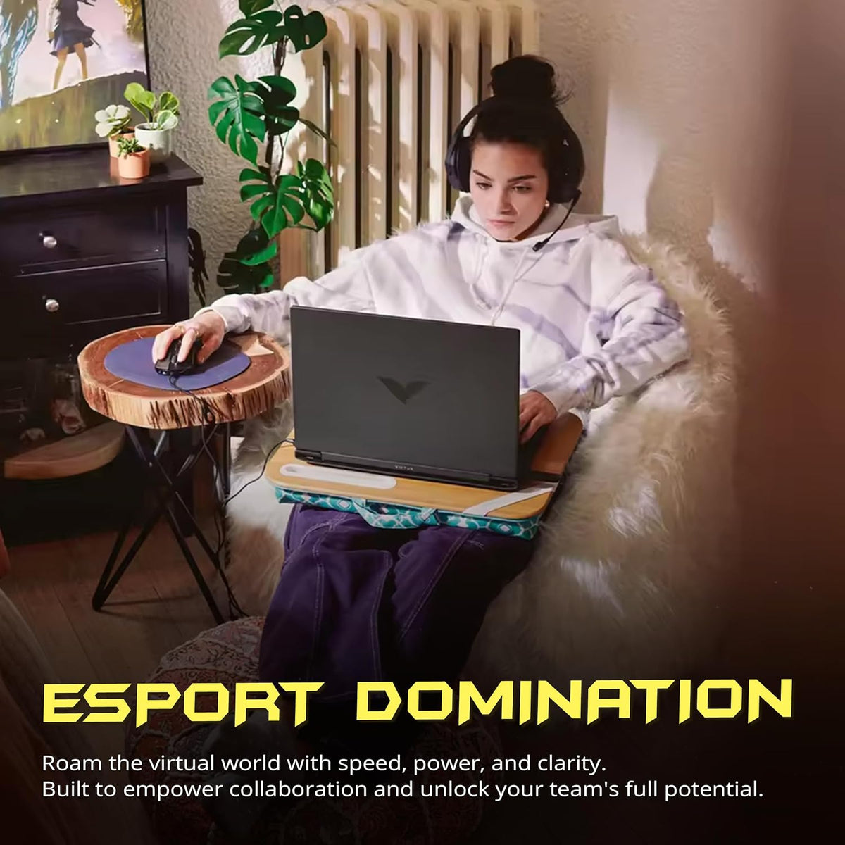 HP Victus 15.6' FHD 144Hz Gaming Laptop, AMD Ryzen 7 7445HS, GeForce RTX 4050, 16GB DDR5, 2TB Storage (1TB SSD+1TB Docking Station Set), Backlit Keyboard, Copilot, Wi-Fi 6, Win 11 Pro, Mica Silver