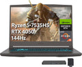 msi Thin A15 15.6' FHD 144Hz Gaming Laptop, AMD Ryzen 5 7535HS, 32GB DDR5, 2TB Storage(1TB SSD+1TB Docking Station Set), NVIDIA GeForce RTX 4050 6GB GDDR6, Backlit Keyboard, Wi-Fi 6E, Win 11, Black