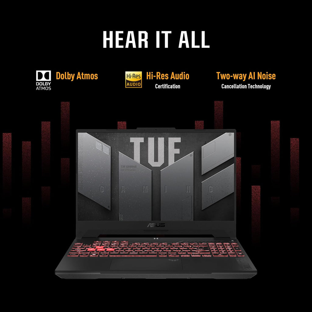 ASUS TUF Gaming A15 (2023) Gaming Laptop, 15.6' FHD 144Hz Display, GeForce RTX 4070, AMD Ryzen 9 7940HS, 16GB DDR5, 1TB PCIe SSD, Wi-Fi 6, Windows 11, FA507XI-EH94(Mecha Gray)