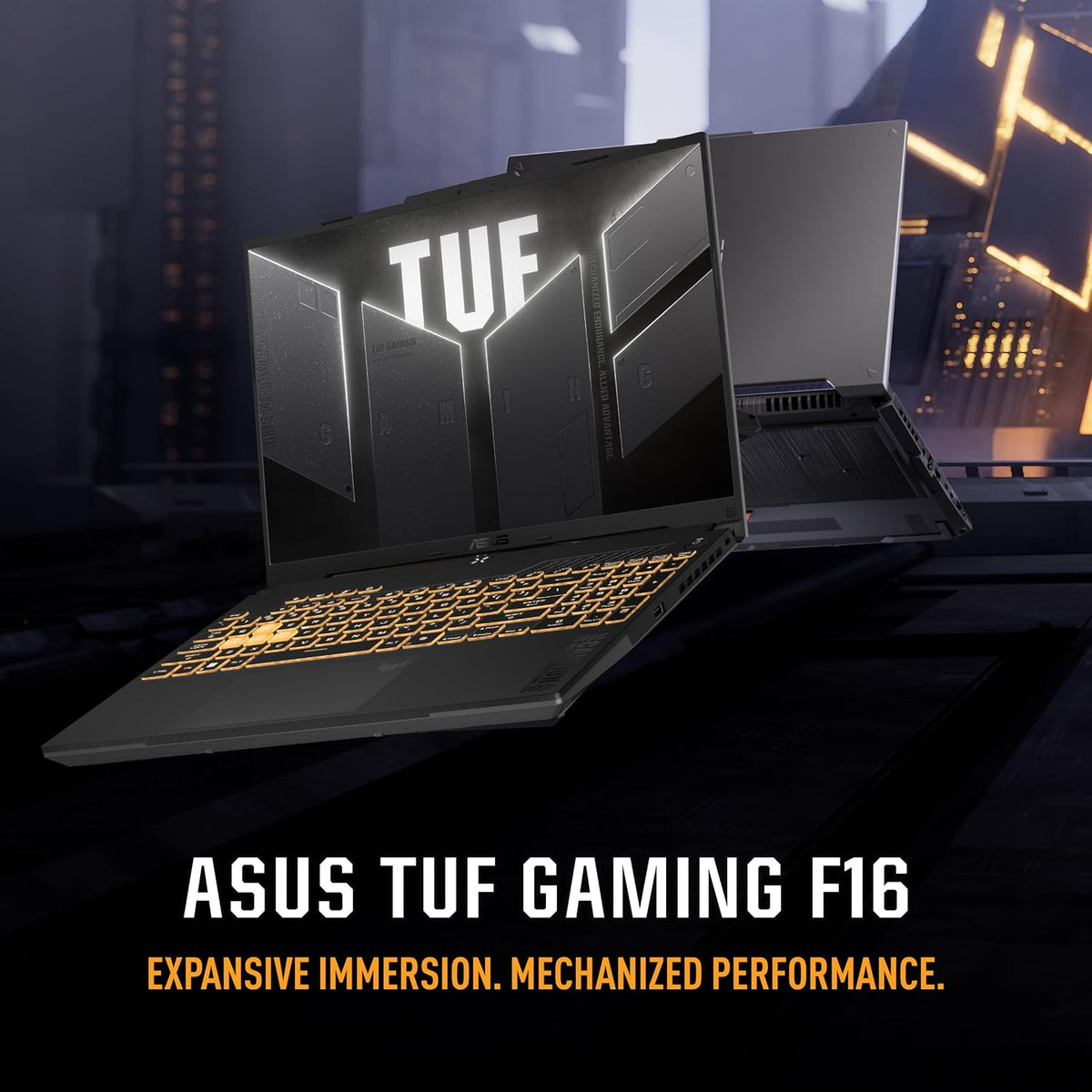 ASUS TUF Gaming F16 Gaming Laptop, 16' FHD+ 144Hz IPS-Level 16:10 Display, Intel® Core™ 5 210H, NVIDIA® GeForce RTX™ 4050, 16GB DDR5, 512GB PCIe Gen4 SSD, Wi-Fi 6, Win11 Home, FX607VU-SS53