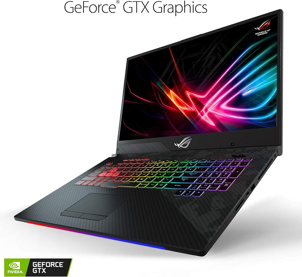 ROG Strix SCAR II Gaming Laptop, 17.3' 144Hz 3ms IPS Type, Intel Core i7-8750H Processor, NVIDIA GeForce GTX 1060 6GB GDDR5, 16GB DDR4, 256GB PCIe SSD + 1TB HDD, RGB, Windows 10 Home - GL704GM-DH74