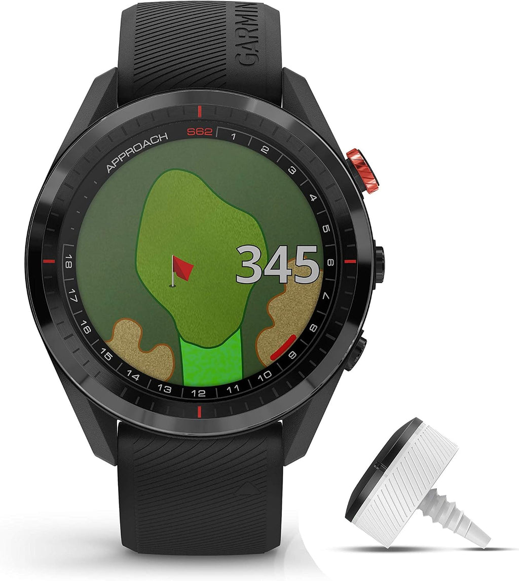 Garmin Approach S62, Premium Golf GPS Watch, Built-in Virtual Caddie