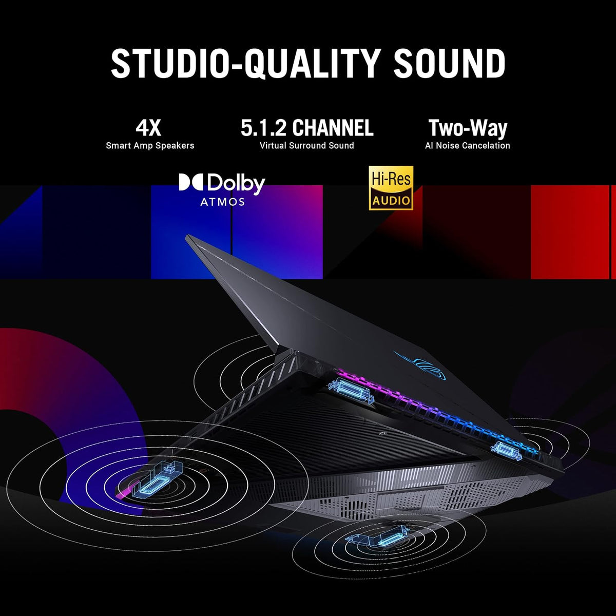 ASUS ROG Strix Scar 18 (2023) Gaming Laptop, 18' Nebula Display 16:10 QHD 240Hz/3ms, GeForce RTX 4090, Intel Core i9-13980HX, 32GB DDR5, 2TB PCIe SSD, Wi-Fi 6E, Windows 11 Pro, G834JY-XS97,Black