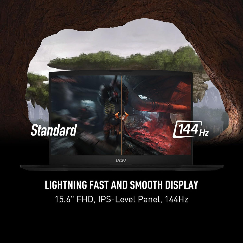 msi Katana A15 AI 15.6' 144Hz FHD Gaming Laptop – Ryzen 7-8845HS, GeForce RTX 4060, 32GB DDR5, 1TB SSD, Cooler Boost 5, Windows 1, B8VF-448US