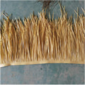 Simulation Thatch Roll Roofing Straw Tiles Artificial Palm Thatch Runner Fireproof and Anti-Aging for Outdoor Roof Pavilion Garden Tiki Bar Wooden House Decoration, 1-10m(Size:4m/13.1ft)