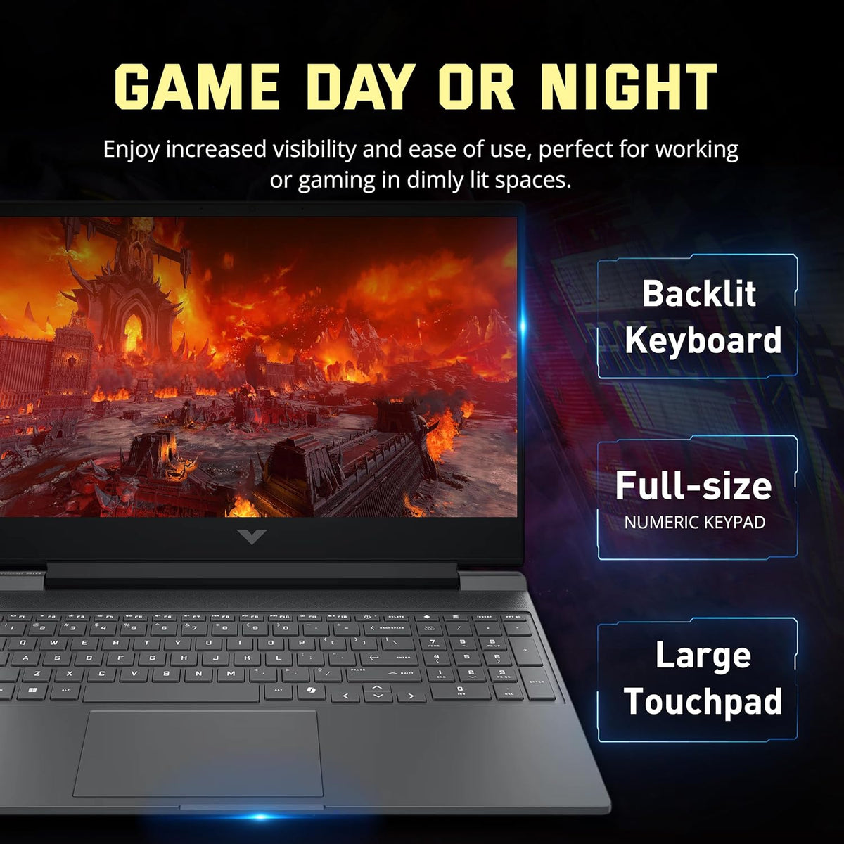 HP Victus 15 Gaming Laptop, AMD Ryzen 7 7445HS, GeForce RTX 4050, 16GB DDR5, 512GB PCIe SSD, 15.6' FHD 144Hz Display, Backlit Keyboard, Copilot, Fast Charge, Win 11, Silver, 1TB Docking Station Set