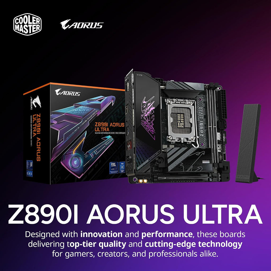 Cooler Master NR2 Pro Gaming PC – Intel Ultra 7 265KF, NVIDIA GeForce RTX 5080 16GB, 32GB DDR5 6000MHz, 2TB Gen4 M.2, Windows 11, V850 SFX Gold PSU, Compact Mini ITX Desktop PC