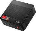 BOSGAME P4 Mini PC Desktop Computers, Ryzen 7 5825U, 32GB DDR4, 1TB M.2 2280 NVMe SSD, 11 Pro, Dual LAN 2.5G, Wi-Fi 6E, BT5.2, 4K Triple Display HDMI+DP+Type-C