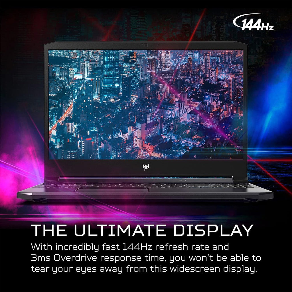 Acer Predator Helios 300 PH315-54-760S Gaming Laptop | Intel i7-11800H | NVIDIA GeForce RTX 3060 GPU | 15.6' FHD 144Hz 3ms IPS Display | 16GB DDR4 | 512GB SSD | Killer WiFi 6 | RGB Keyboard