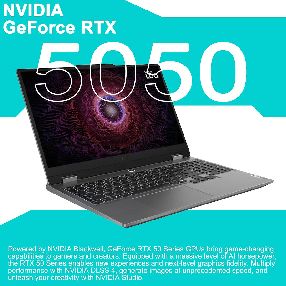 Lenovo LOQ Gaming AI Laptop 15.6' FHD IPS 144Hz (100% sRGB G-SYNC) AMD 6-core Ryzen 5 220 32GB RAM 2TB SSD GeForce RTX 5050 GDDR7 (440 AI Tops) Backlit Nahimic 5MP Privacy Camera Win11 ICP Hub