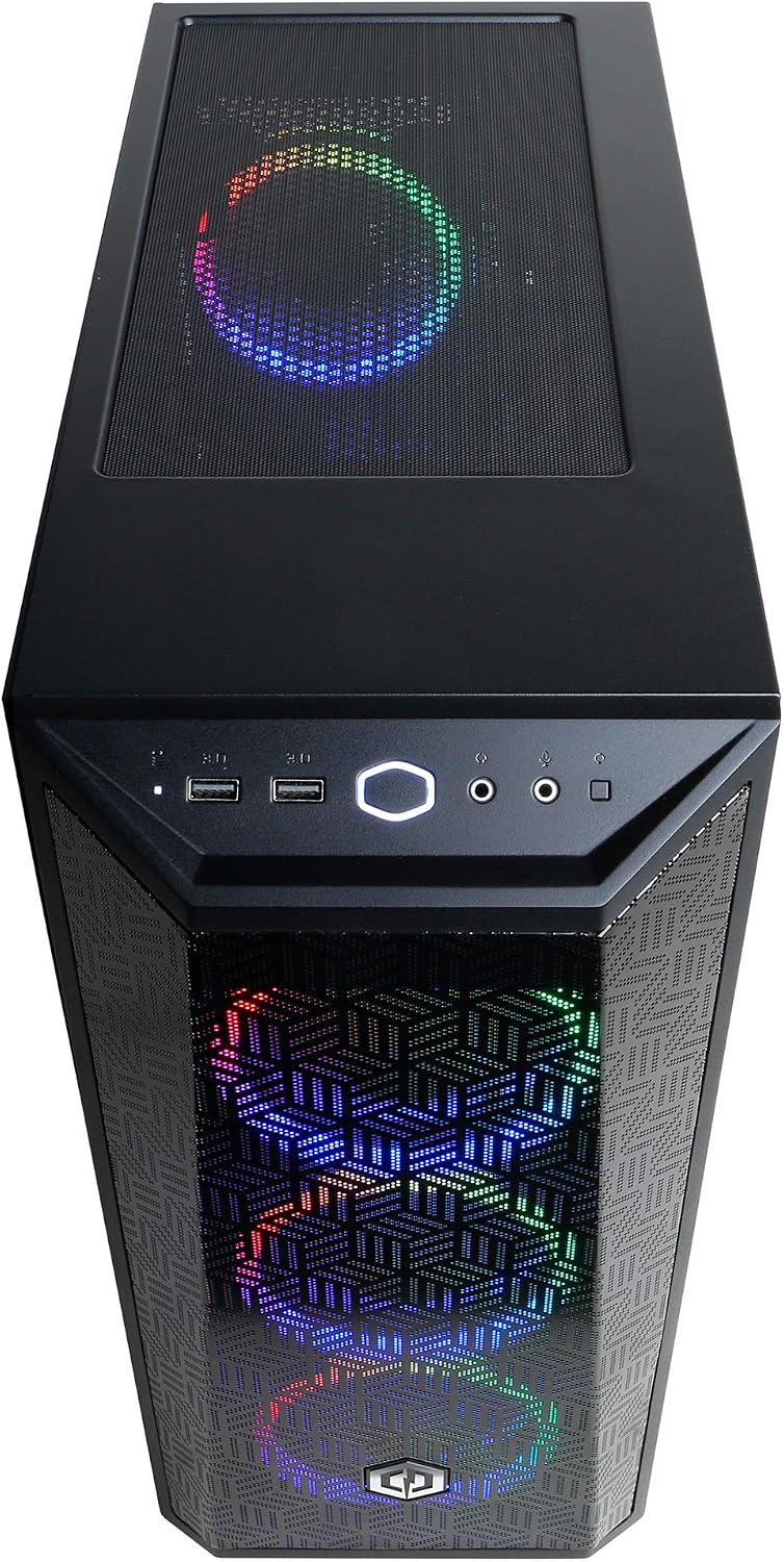 CYBERPOWERPC Gamer Xtreme VR Gaming PC, Intel Core i5-11400F 2.6GHz, 8GB DDR4, GeForce RTX 2060 6GB, 500GB NVMe SSD, WiFi Ready & Win 11 Home (GXiVR8060A11)