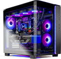 Skytech Gaming King 95 Gaming PC, AMD Ryzen 7 9800X3D 4.7GHz, NVIDIA RTX 5070 12GB VRAM, 2TB Gen4 NVMe SSD, 32GB DDR5 RAM 6000, 850W Gold ATX 3 PSU, 360 ARGB AIO, WI-FI 5, Windows 11, Desktop