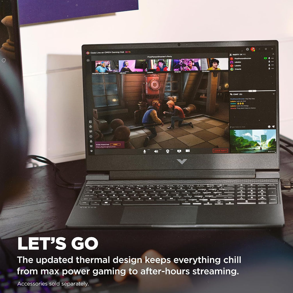 HP Victus 15.6 inch Gaming Laptop, 13th Generation Intel Core i5-13420H, 8 GB RAM, 512 GB SSD, NVIDIA GeForce RTX 2050 GPU (4 GB), Windows 11 Home, Mica Silver, 15-fa2500nr