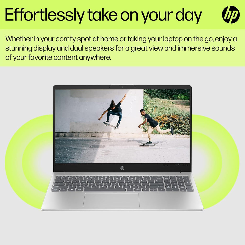 HP Pavilion 15.6' FHD Laptop Computer, 32GB DDR4 RAM, 1TB PCIe SSD, Intel N100 CPU, 2026 Edition, Portable Design, WiFi 6, Bluetooth, Webcam, Type-C, Office 365, Windows 11, Type C RJ45, Light Gray